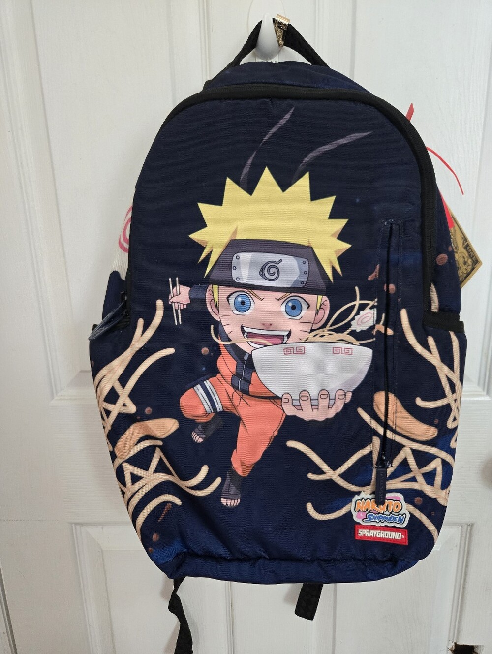 Sprayground Navy Blue Naruto Ramen Kids Backpack